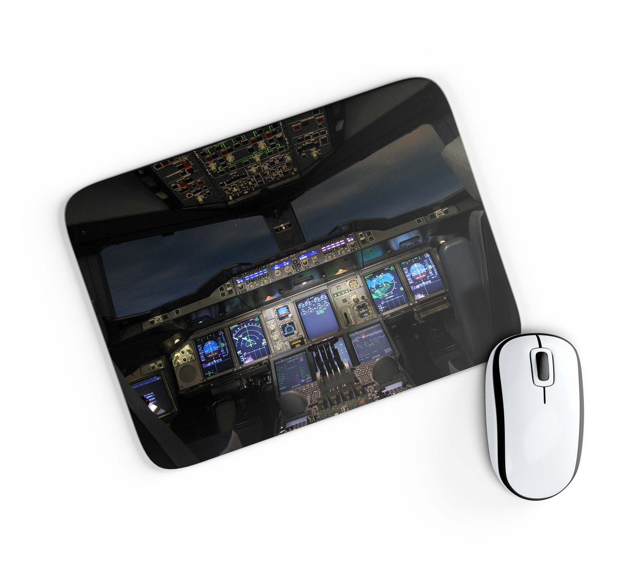 Airbus A380 Cockpit Designed Mouse Pads
