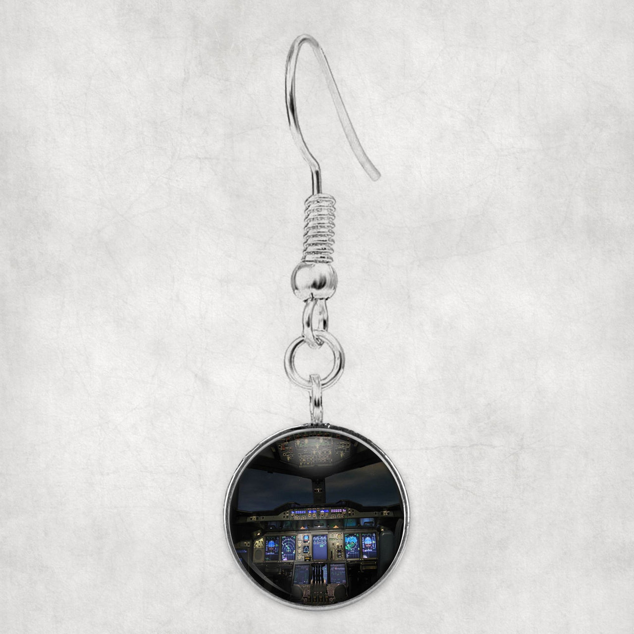 Airbus A380 Cockpit Designed Earrings