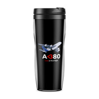 Thumbnail for Airbus A380 Love at first flight Designed Plastic Travel Mugs