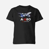 Thumbnail for Airbus A380 Love at first flight Designed Children T-Shirts