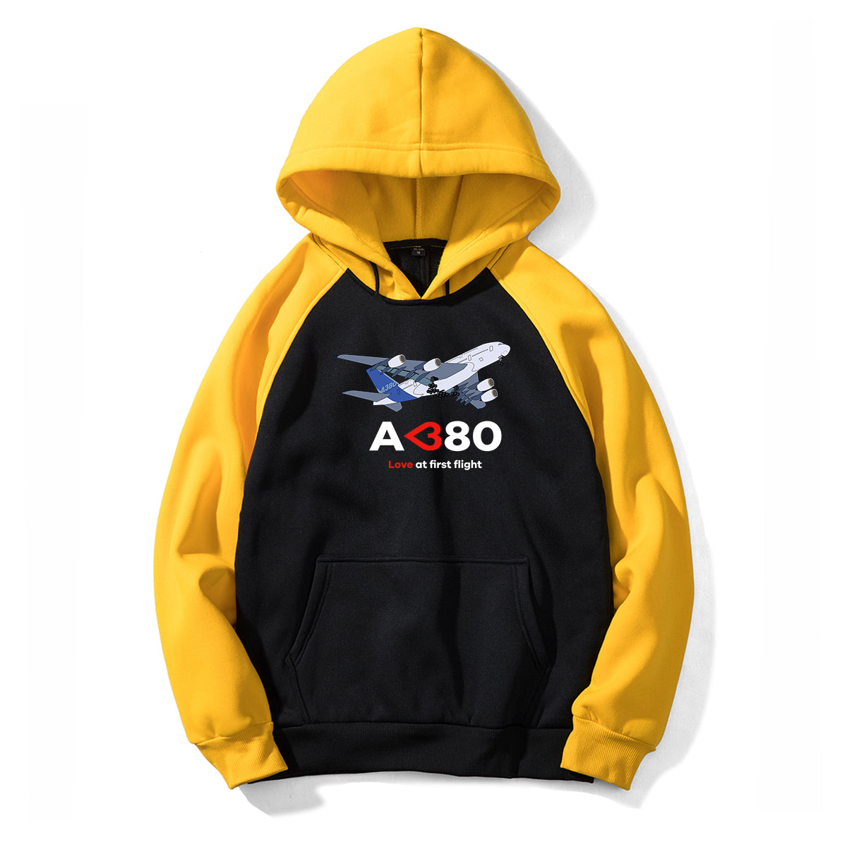 Airbus A380 Love at first flight Designed Colourful Hoodies