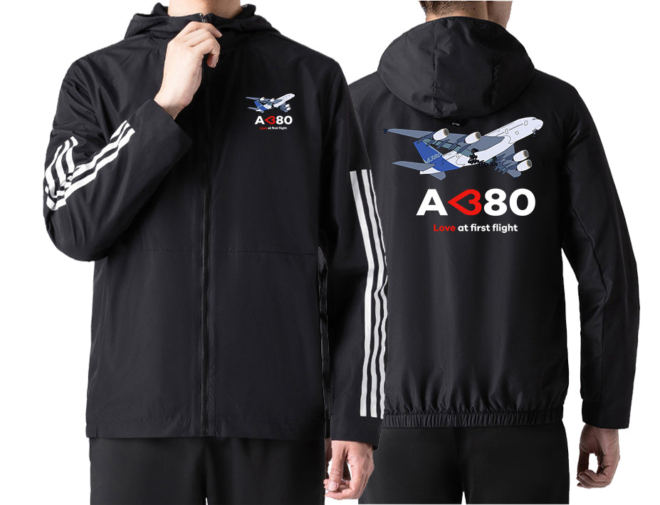 Airbus A380 Love at first flight Designed Sport Style Jackets