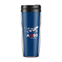 Thumbnail for Airbus A380 Love at first flight Designed Plastic Travel Mugs