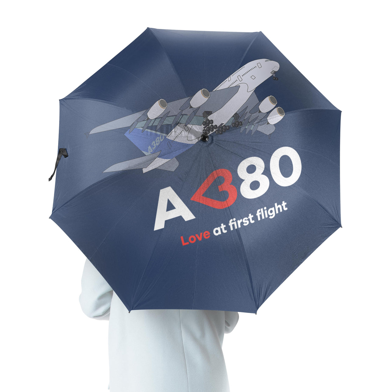 Airbus A380 Love at first flight Designed Umbrella
