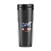 Thumbnail for Airbus A380 Love at first flight Designed Plastic Travel Mugs
