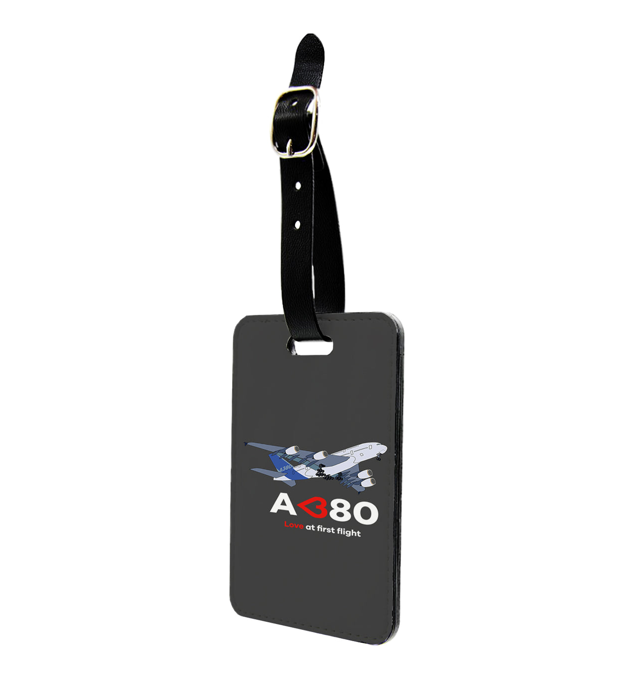 Airbus A380 Love at first flight Designed Luggage Tag