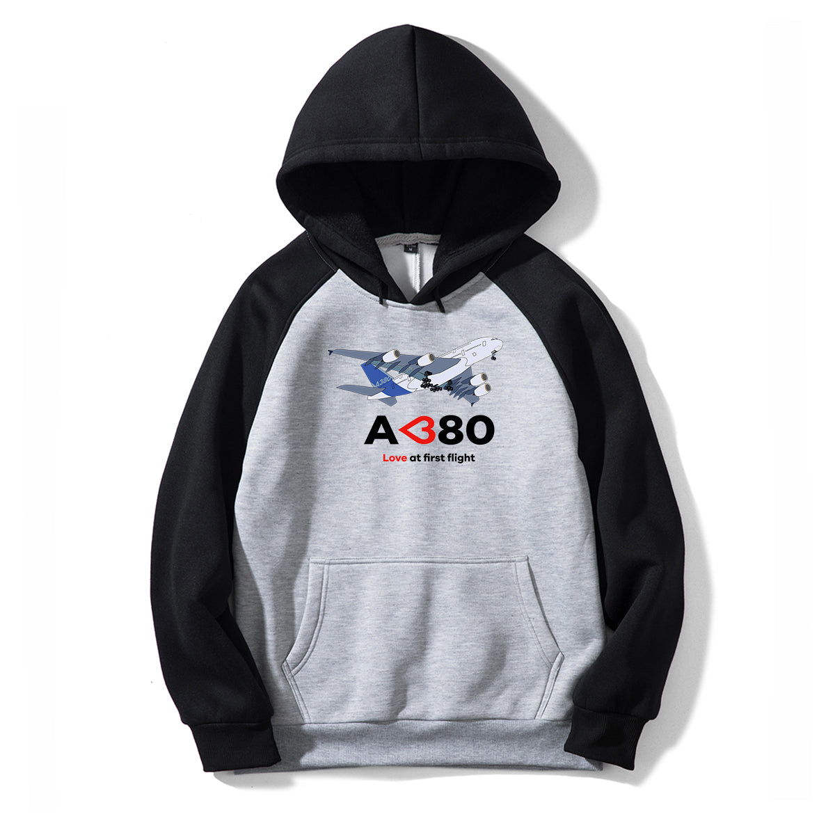 Airbus A380 Love at first flight Designed Colourful Hoodies