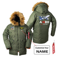 Thumbnail for Airbus A380 Love at first flight Designed Parka Bomber Jackets