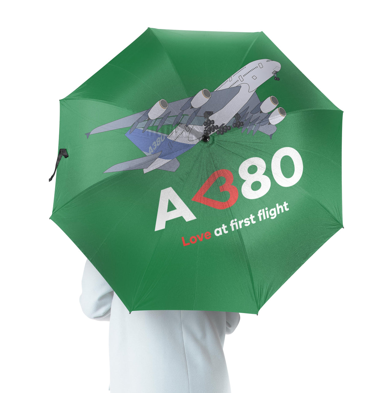 Airbus A380 Love at first flight Designed Umbrella