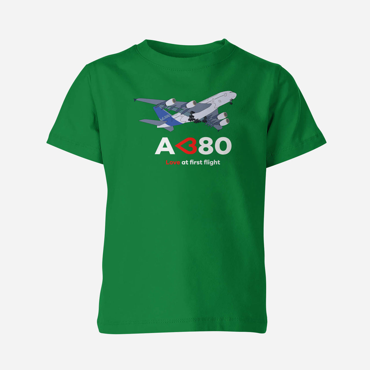 Airbus A380 Love at first flight Designed Children T-Shirts