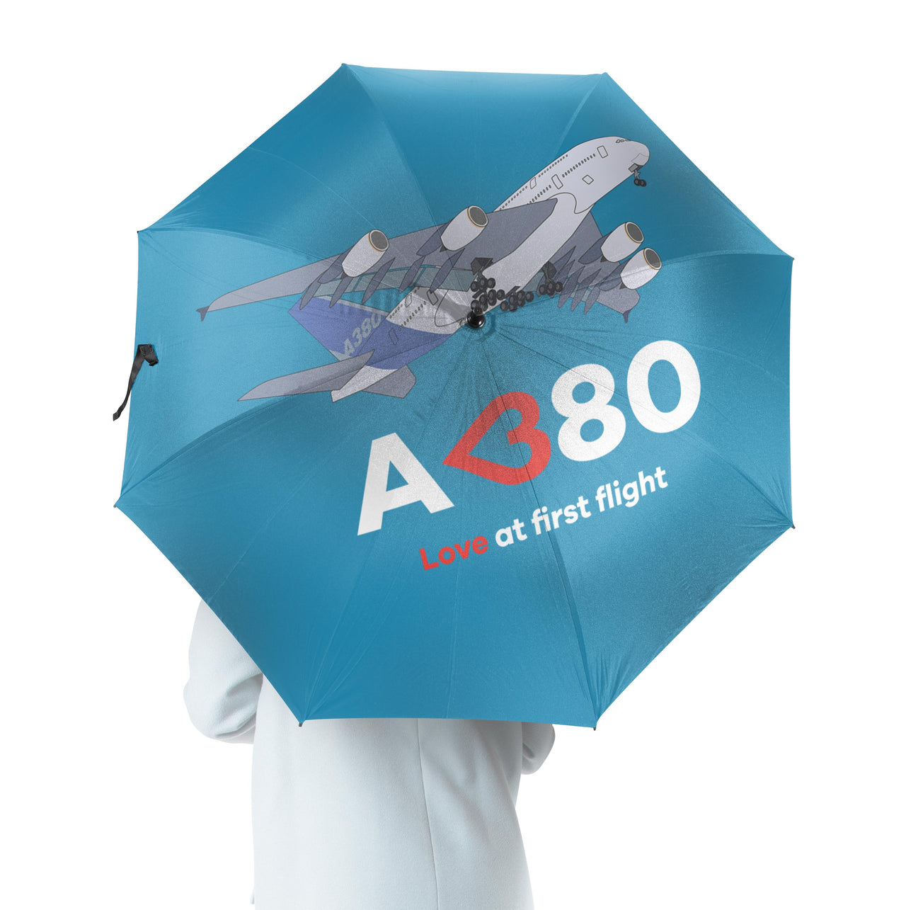 Airbus A380 Love at first flight Designed Umbrella