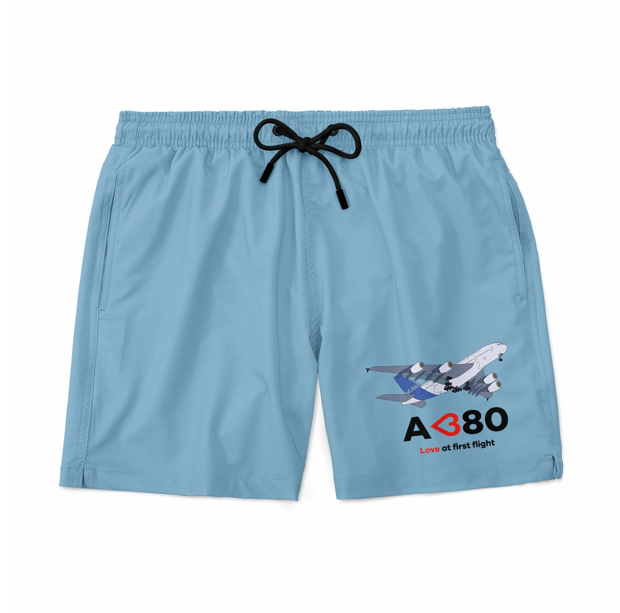 Airbus A380 Love at first flight Designed Swim Trunks & Shorts