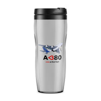 Thumbnail for Airbus A380 Love at first flight Designed Plastic Travel Mugs