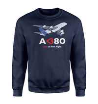 Thumbnail for Airbus A380 Love at first flight Designed Sweatshirts