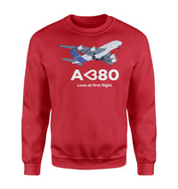 Thumbnail for Airbus A380 Love at first flight Designed Sweatshirts