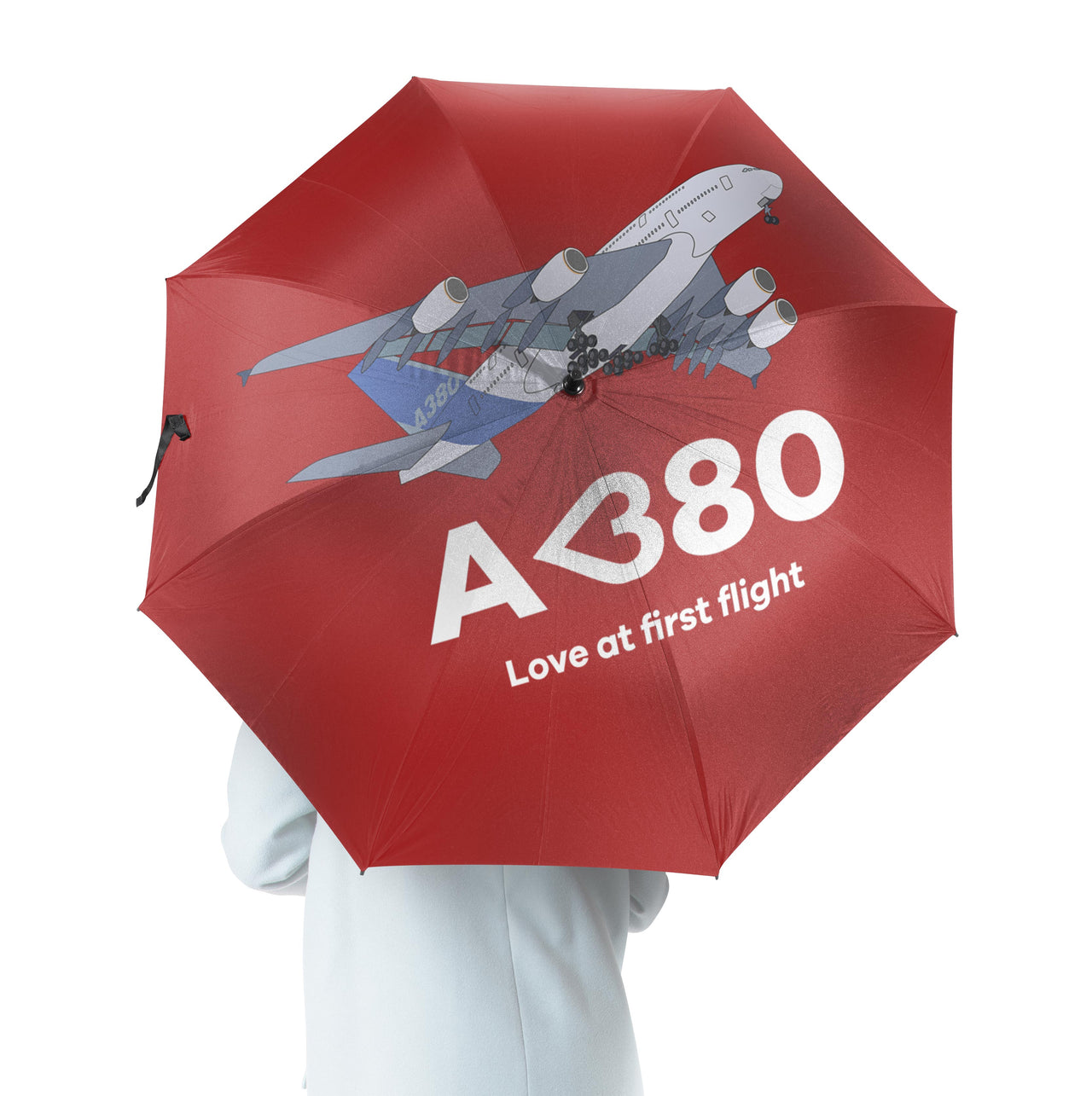 Airbus A380 Love at first flight Designed Umbrella