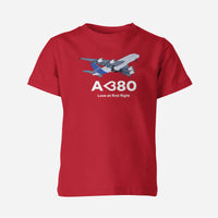 Thumbnail for Airbus A380 Love at first flight Designed Children T-Shirts