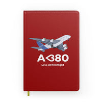 Thumbnail for Airbus A380 Love At First Flight Designed Notebooks