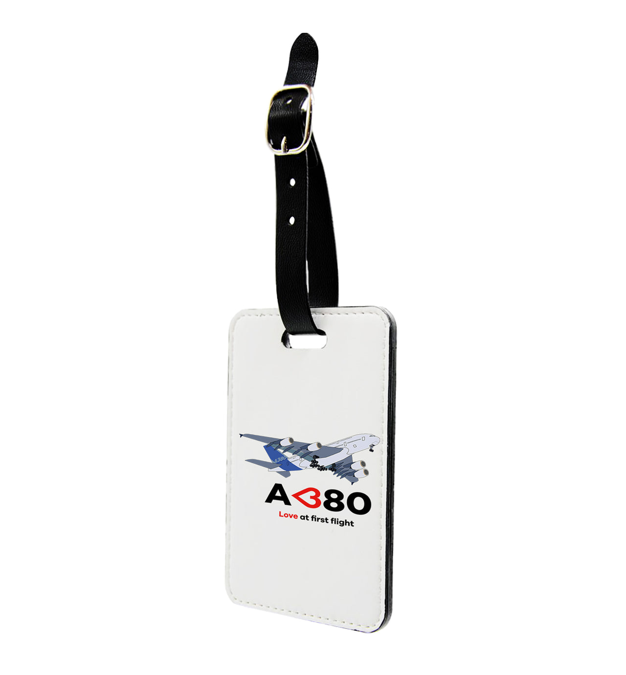 Airbus A380 Love at first flight Designed Luggage Tag