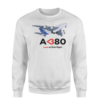 Thumbnail for Airbus A380 Love at first flight Designed Sweatshirts