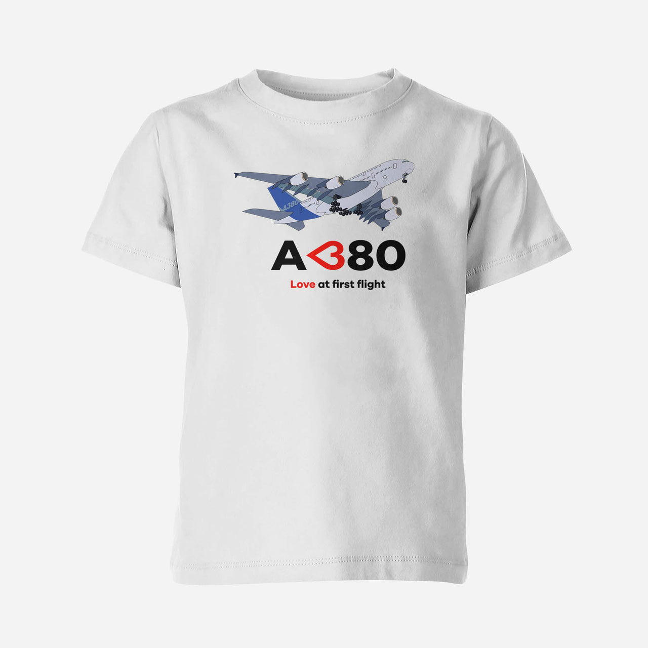 Airbus A380 Love at first flight Designed Children T-Shirts