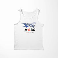 Thumbnail for Airbus A380 Love at first flight Designed Tank Tops