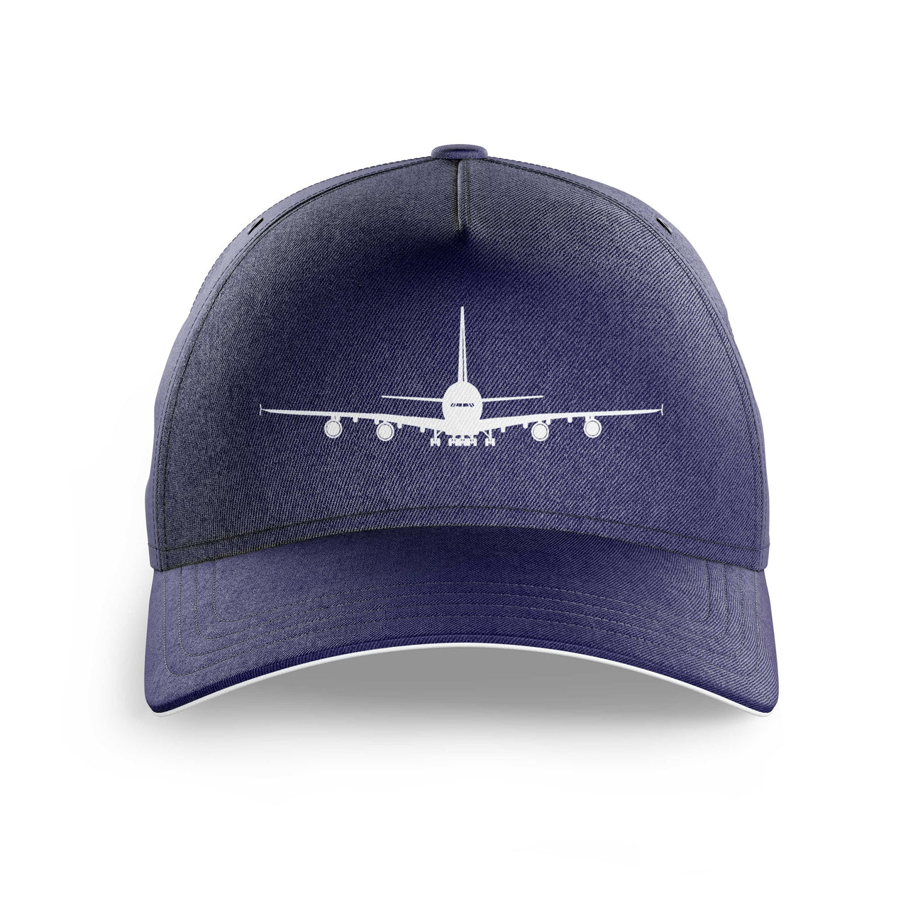Airbus A380 Silhouette Printed Hats