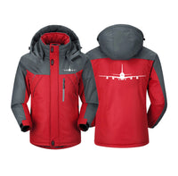 Thumbnail for Airbus A380 Silhouette Designed Thick Winter Jackets