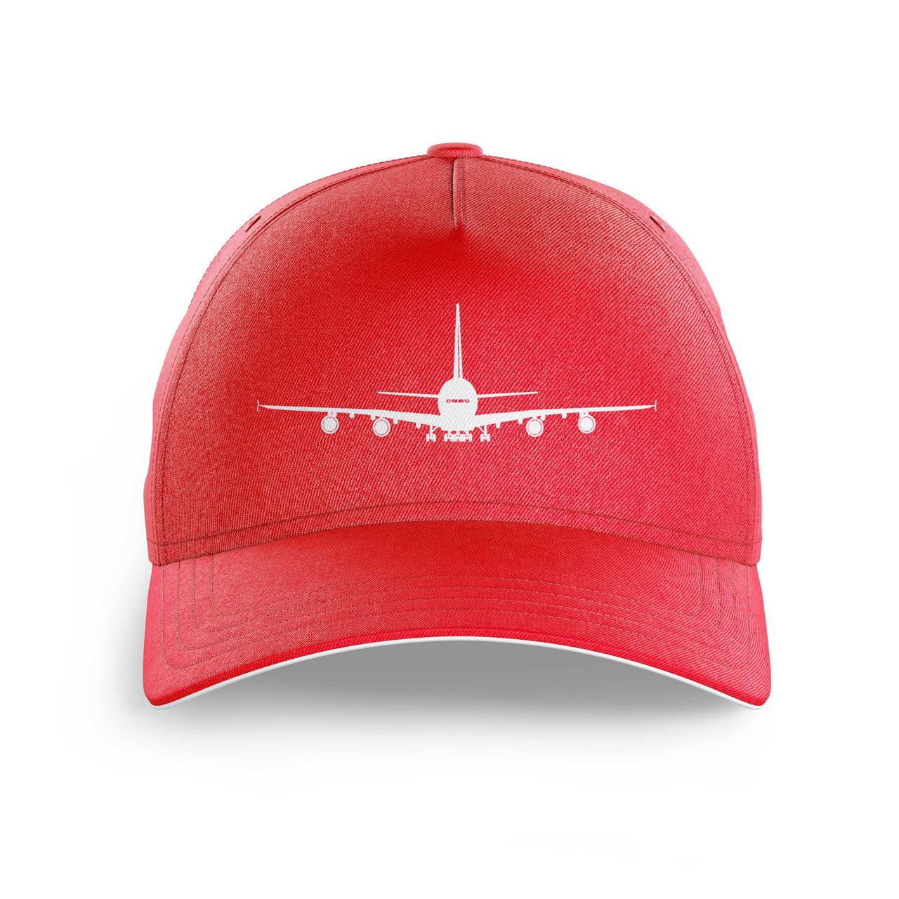 Airbus A380 Silhouette Printed Hats
