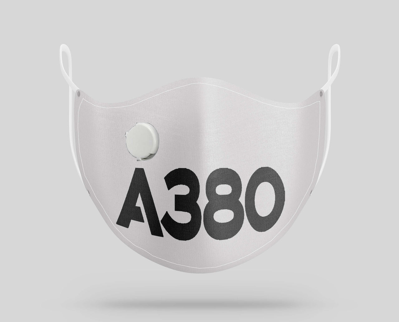 Airbus A380 Text Designed Face Masks
