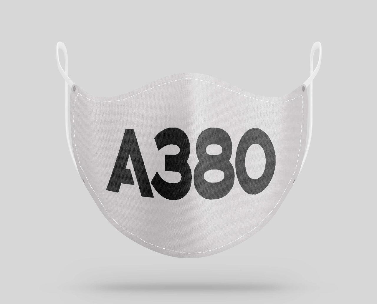 Airbus A380 Text Designed Face Masks