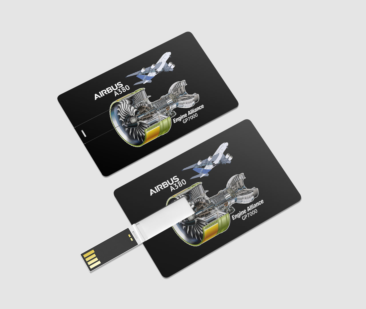 Airbus A380 & GP7000 Engine Designed USB Cards