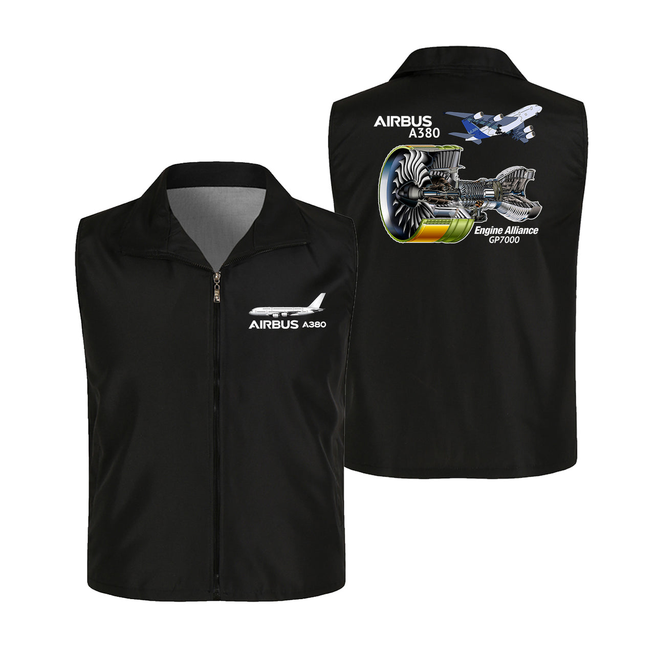 Airbus A380 & GP7000 Engine Designed Thin Style Vests