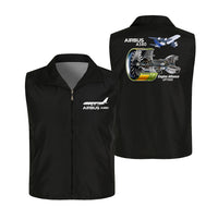 Thumbnail for Airbus A380 & GP7000 Engine Designed Thin Style Vests