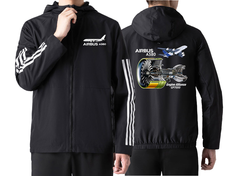 Airbus A380 & GP7000 Engine Designed Sport Style Jackets