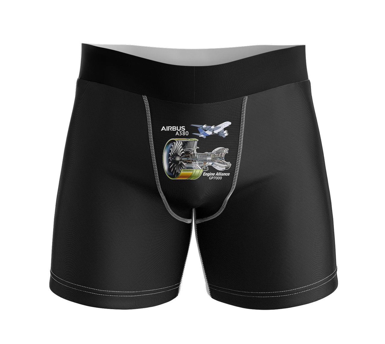 Airbus A380 & GP7000 Engine Designed Men Boxers