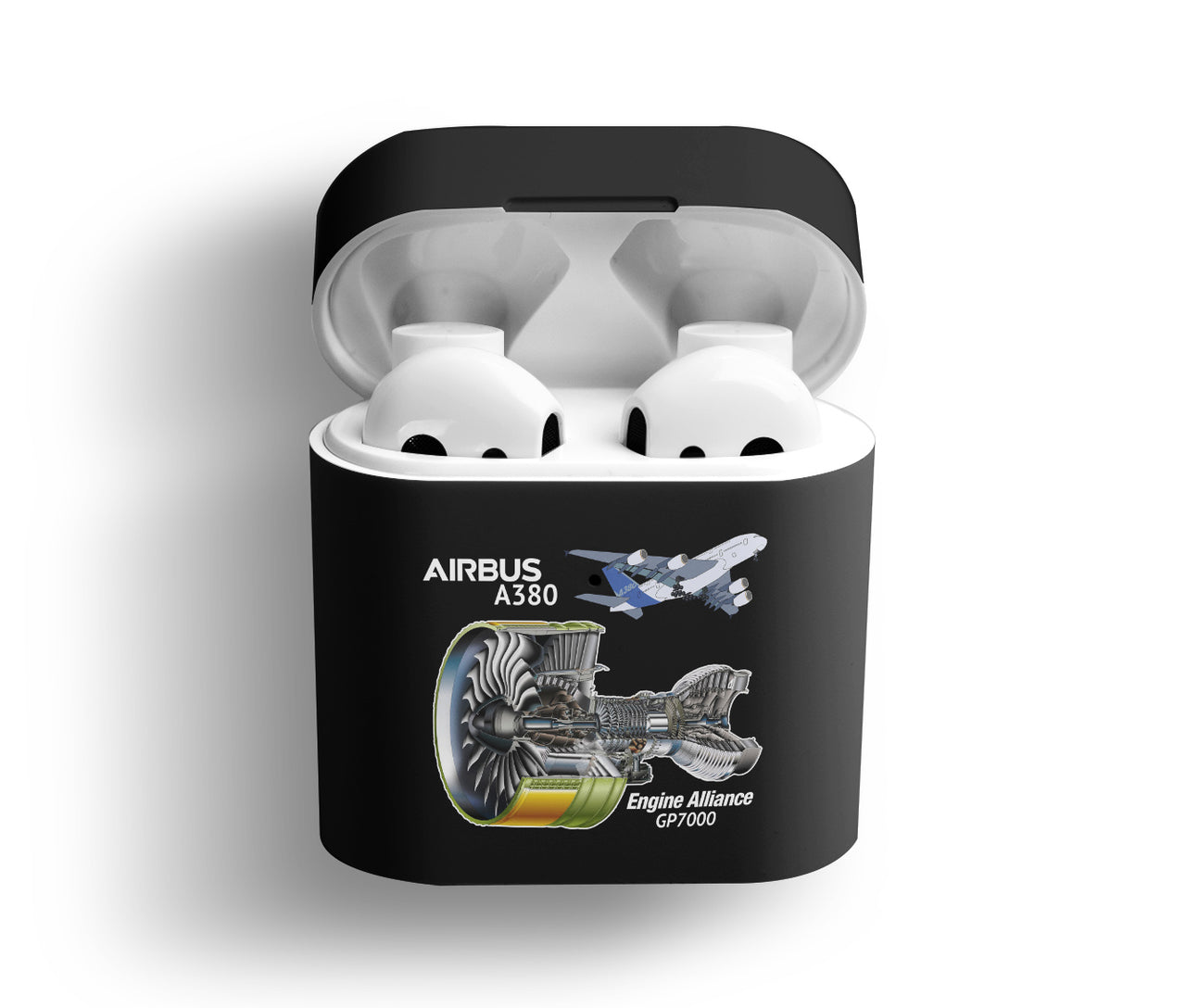 Airbus A380 & GP7000 Engine Designed AirPods  Cases
