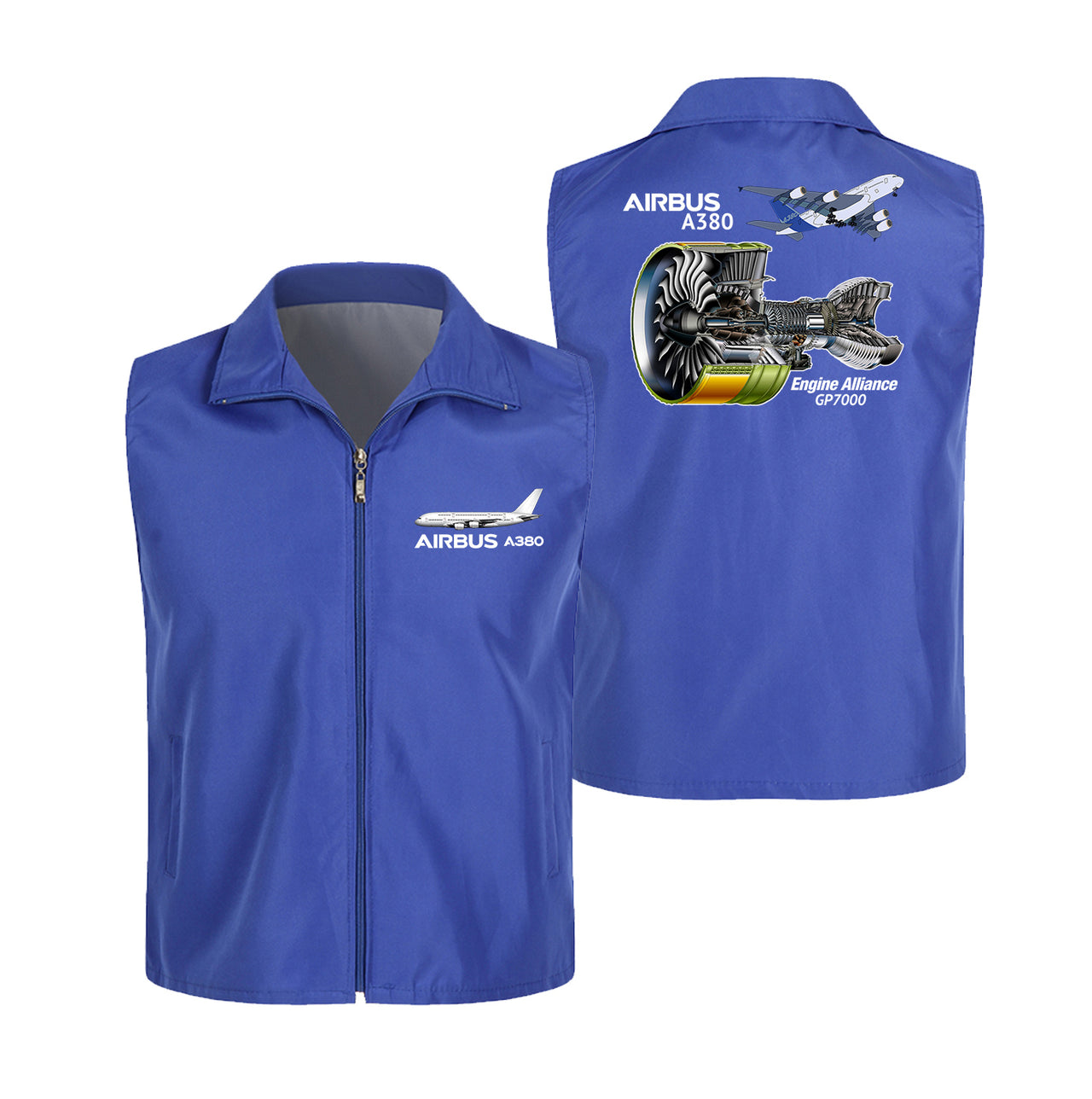 Airbus A380 & GP7000 Engine Designed Thin Style Vests