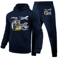 Thumbnail for Airbus A380 & GP7000 Engine Designed Hoodies & Sweatpants Set