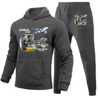 Thumbnail for Airbus A380 & GP7000 Engine Designed Hoodies & Sweatpants Set