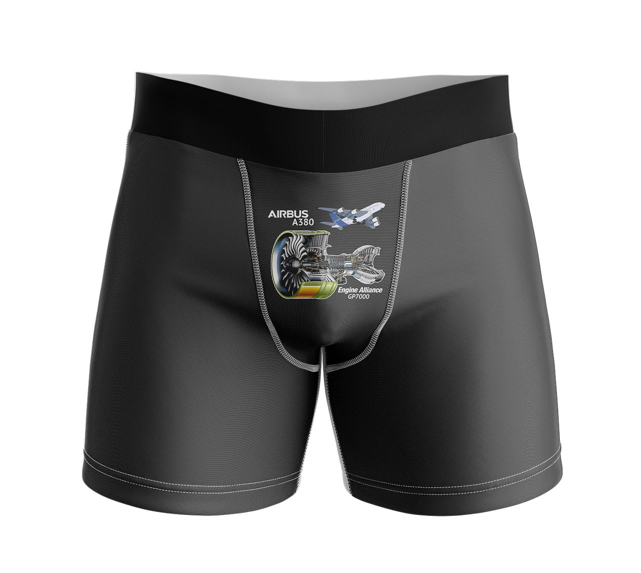 Airbus A380 & GP7000 Engine Designed Men Boxers