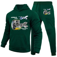 Thumbnail for Airbus A380 & GP7000 Engine Designed Hoodies & Sweatpants Set