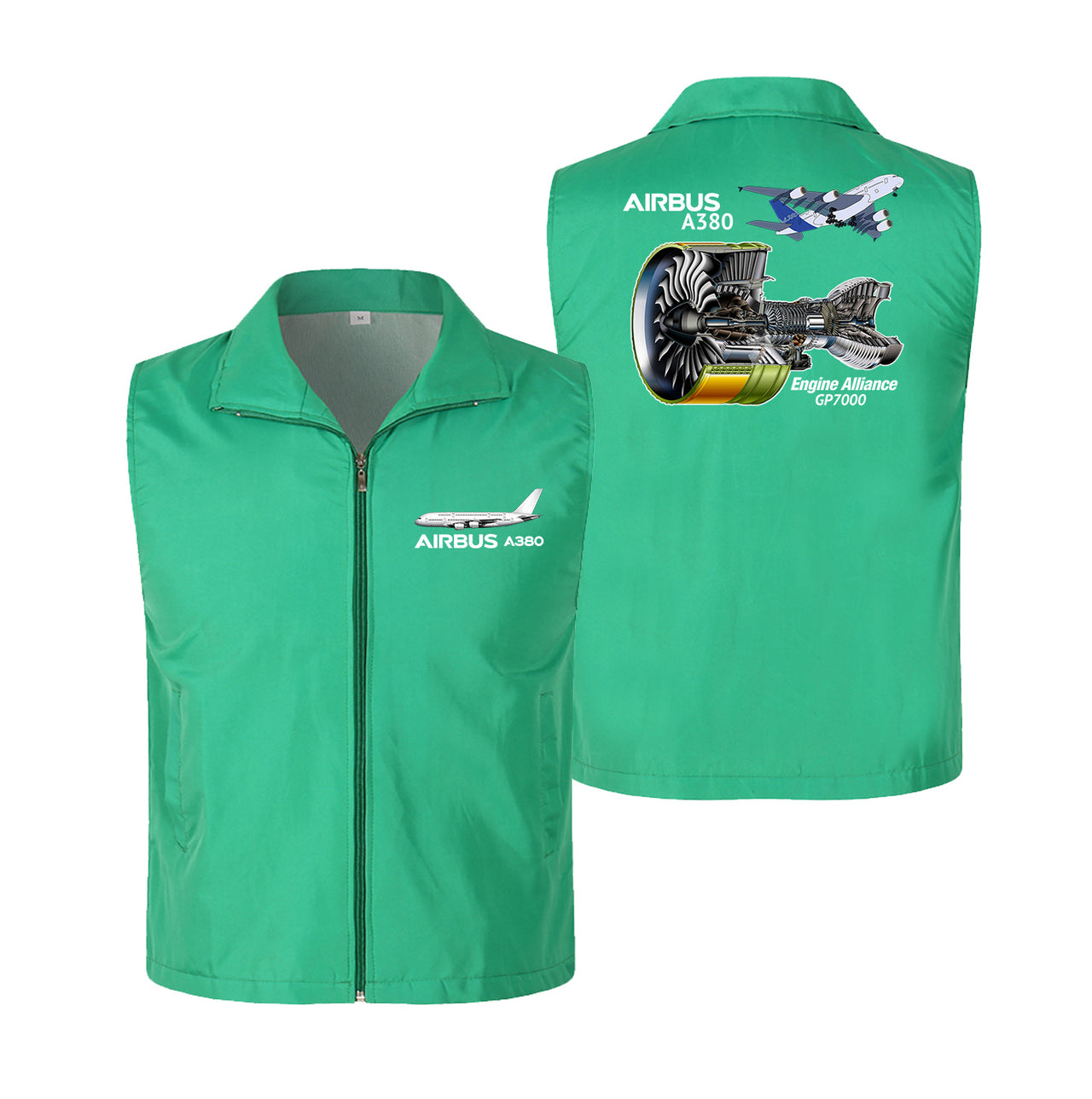 Airbus A380 & GP7000 Engine Designed Thin Style Vests