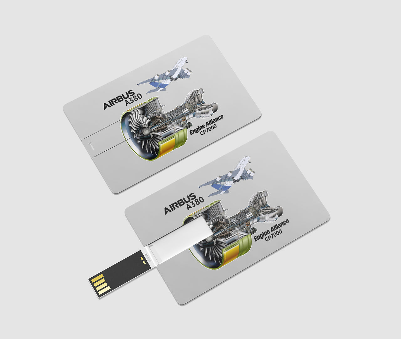 Airbus A380 & GP7000 Engine Designed USB Cards