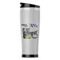 Thumbnail for Airbus A380 & GP7000 Engine Designed Stainless Steel Travel Mugs