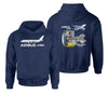 Airbus A380 & GP7000 Engine Designed Double Side Hoodies