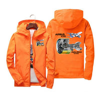 Thumbnail for Airbus A380 & GP7000 Engine Designed Windbreaker Jackets