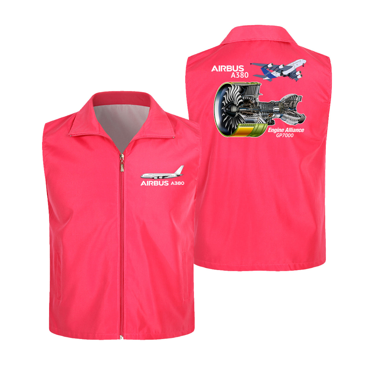 Airbus A380 & GP7000 Engine Designed Thin Style Vests