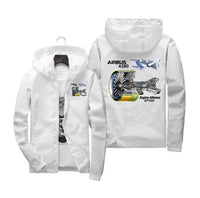 Thumbnail for Airbus A380 & GP7000 Engine Designed Windbreaker Jackets