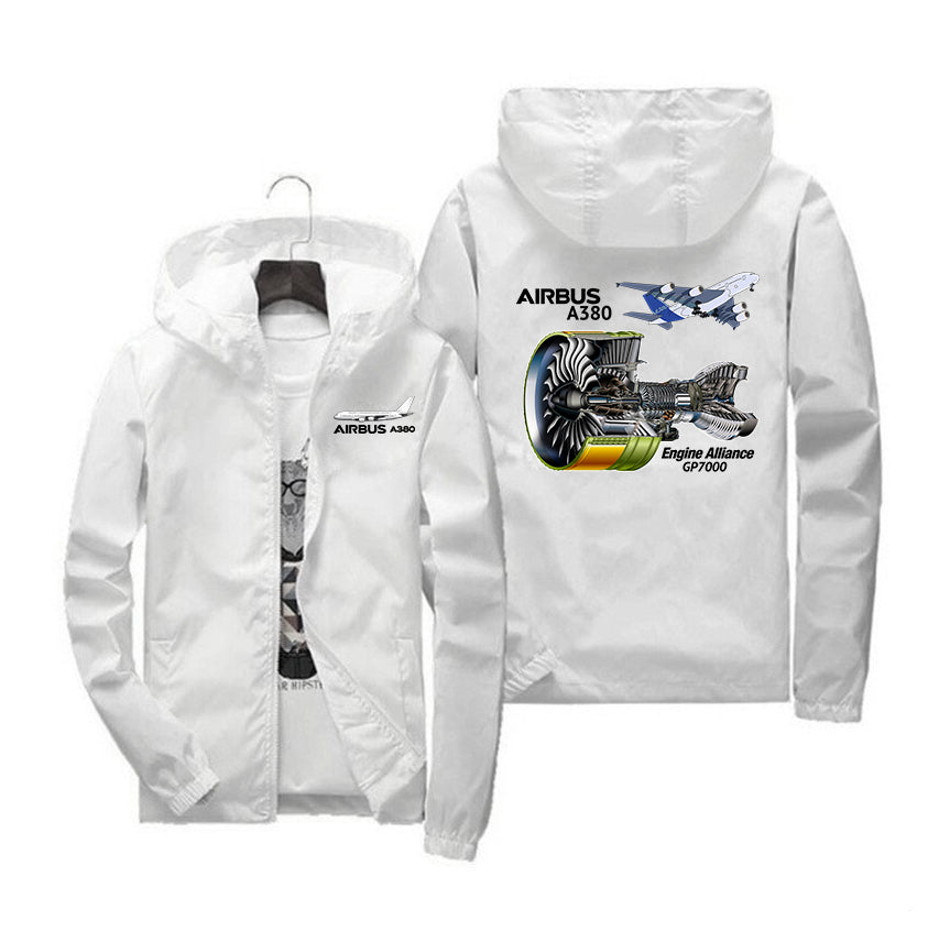 Airbus A380 & GP7000 Engine Designed Windbreaker Jackets